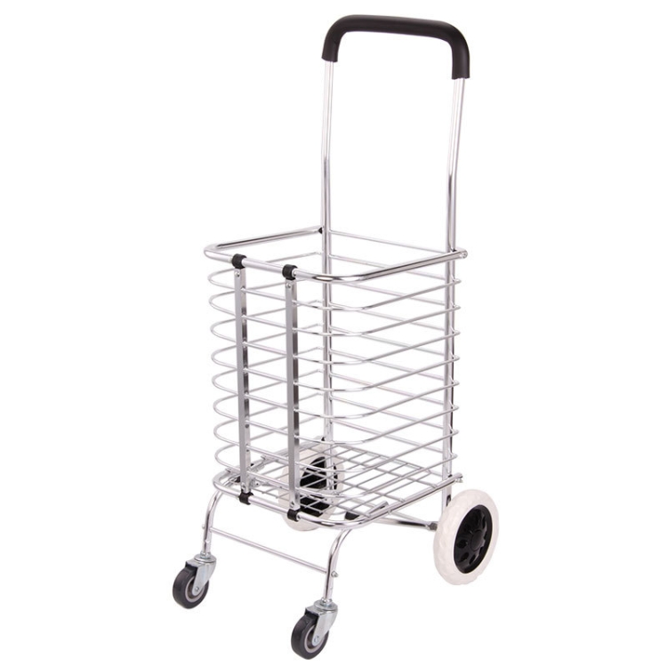 

Portable Foldable Household Aluminum Alloy Luggage Truck Hand Cart Shopping Small Trolley Case