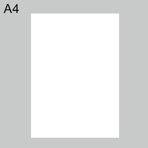 Sunsky 500 Pcs A4 Self Adhesive Printer Paper White