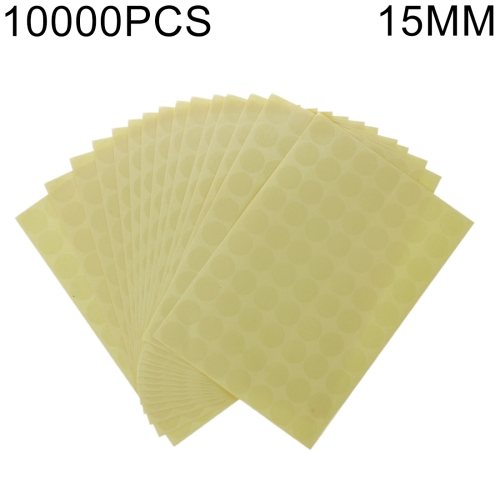 

10000 PCS Transparent Round Shape Self-adhesive Sealing Sticker, Diameter: 15mm