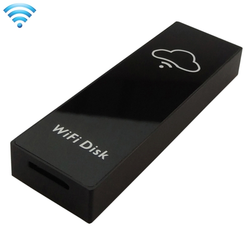 

Ibank Mini WiFi Wireless Storage Box Hard Drive Disk USB Driver Card Reader with 700mAh Battery for Mobile Phones & Tablets, Compatible with Android 3.0 or Above and IOS 5.1.1 or Above, Support Micro SD Card / TF Card up to 128GB, Size: 84 x 28 x 12 mm(Bl