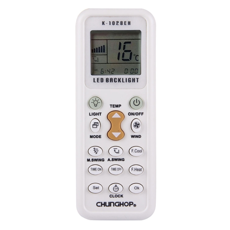 

CHUNGHOP K-1028EH Universal Air-Conditioner Remote Controller