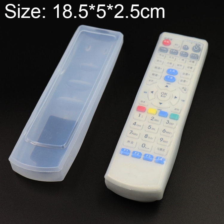 

5 PCS Smart TV Box Remote Control Waterproof Dustproof Silicone Protective Cover, Size: 18.5*5*2.5cm