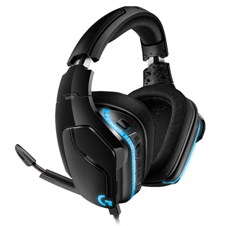 

Logitech G633S Dolby 7.1 Surround Sound Stereo Colorful Lighting Noise Reduction Competition Gaming Wired Headset