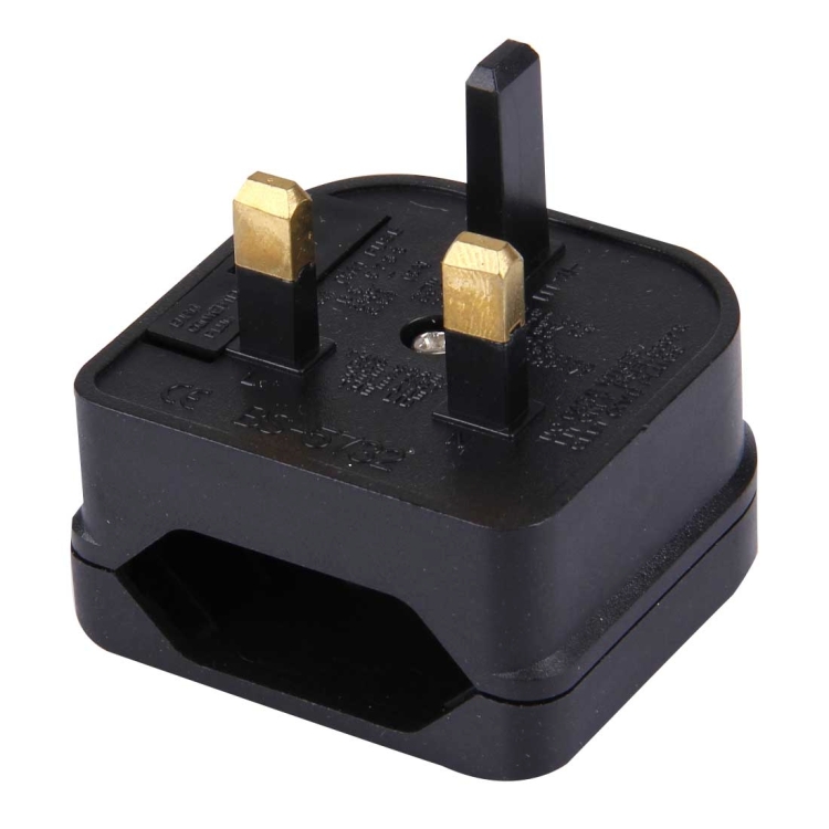 BS-5732 Portable EU Plug to UK Plug Adapter Power Socket Travel Converter with Fuse
BS-5732 Portable EU Plug to UK Plug Adapter Power Socket Travel Converter with Fuse