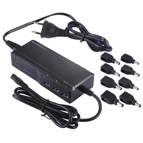 

GSA090TD-3BP 90W Universal Laptop Notebook AC / DC Power Adapter with 3 USB Ports & 8 PCS Tip Connectors, AC 100-240V