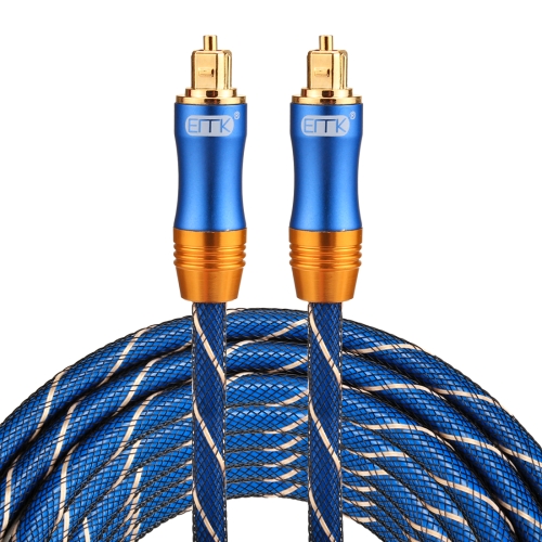 

EMK LSYJ-A 5m OD6.0mm Gold Plated Metal Head Toslink Male to Male Digital Optical Audio Cable