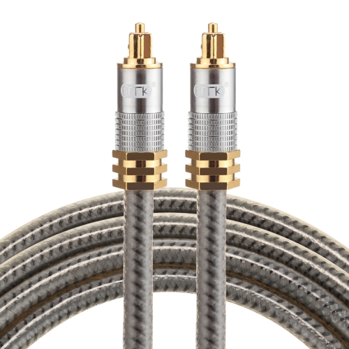 

EMK YL-A 1.5m OD8.0mm Gold Plated Metal Head Toslink Male to Male Digital Optical Audio Cable