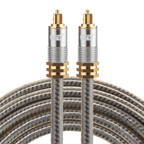 

EMK YL-A 2m OD8.0mm Gold Plated Metal Head Toslink Male to Male Digital Optical Audio Cable