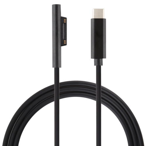 

USB-C / Type-C to 6 Pin Magnetic Male Laptop Power Charging Cable for Microsoft Surface Pro 6 / 5 , Cable Length: about 1.5m