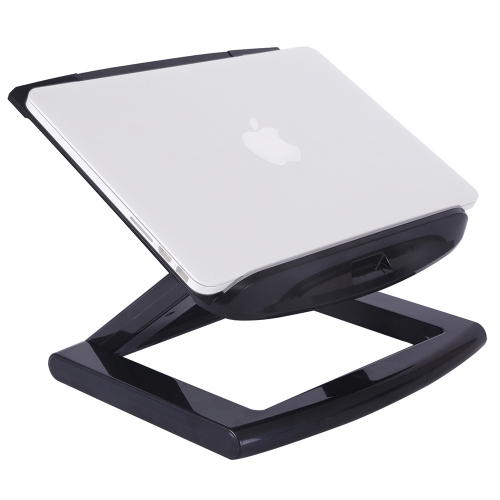 

ROOSTAND Laptop Height Extender Holder Stand Folding Portable Computer Heat Dissipation Bracket, Size: 28x29.6cm(Black)