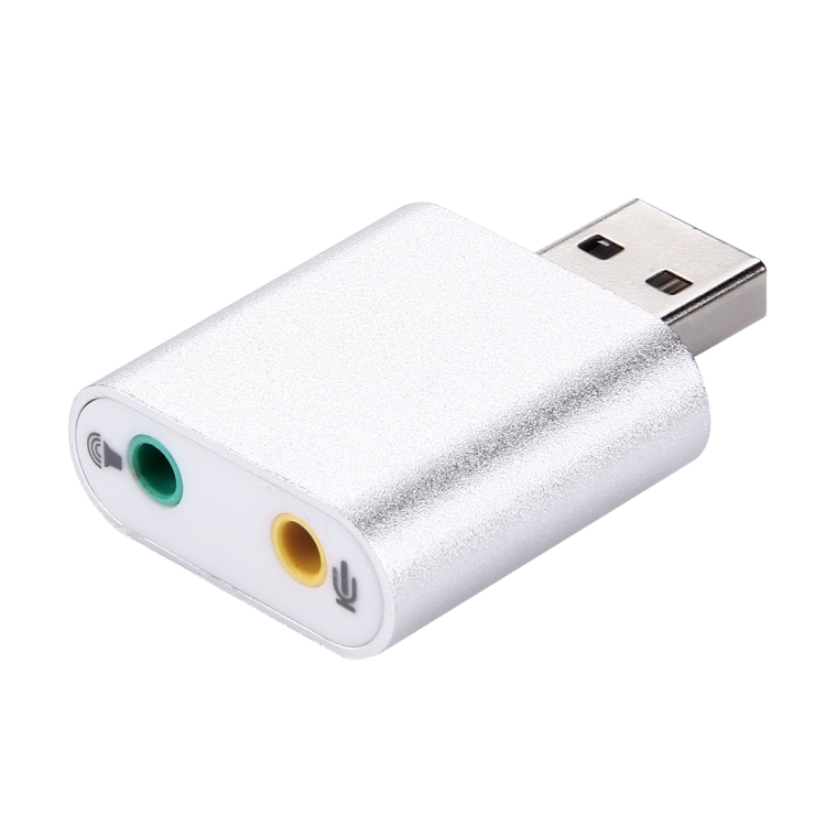 

CZH-H077 USB 2.0 Aluminum Shell 7.1 Channel Audio Sound Card Adapter Converter