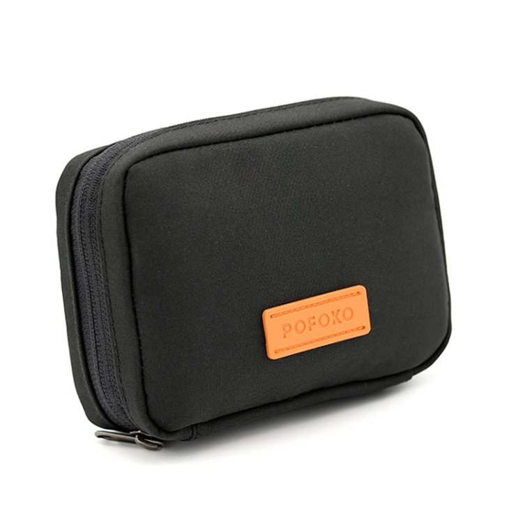 

POFOKO E150 Series Waterproof Polyester Accessories Storage Bag, Size: 16 x 12 x 5cm (Black)