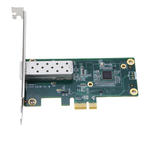 

TXA026 Intel I210 PCIe Gigabit 1000M Single SFP Fiber Network Card Adapter