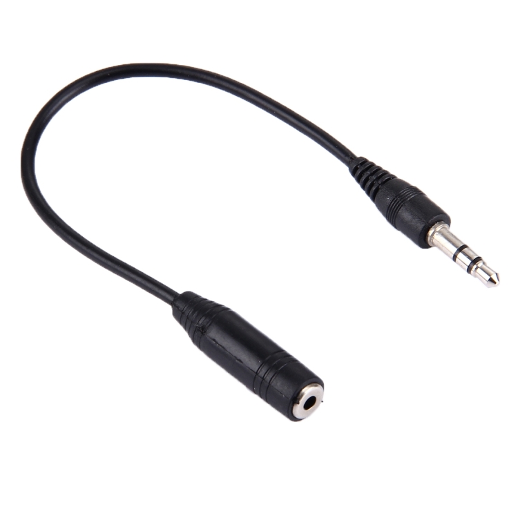 

3.5 Male to 2.5 Female Converter Cable, Length: 23cm(Black)