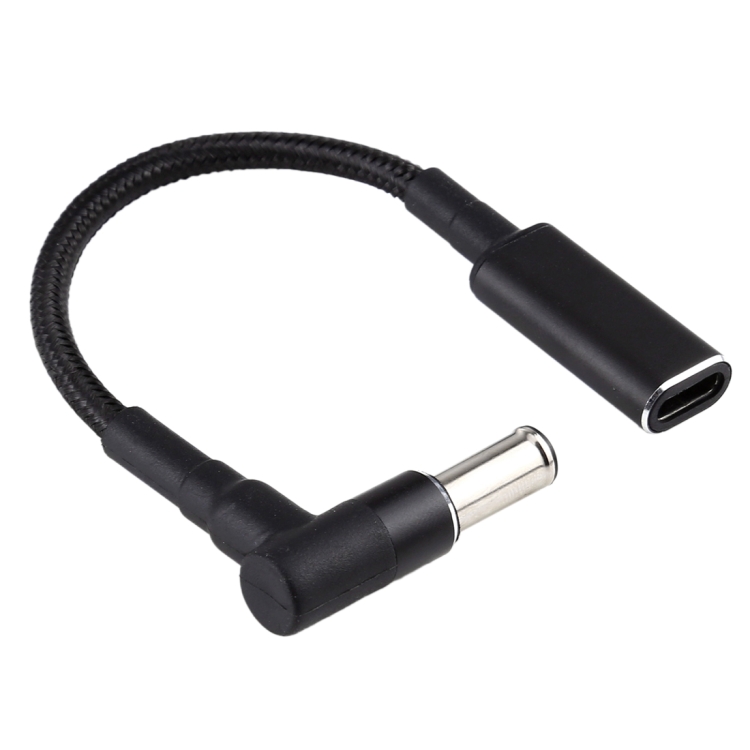 

6.0 x 1.4mm Elbow to USB-C / Type-C Adapter Nylon Braid Cable