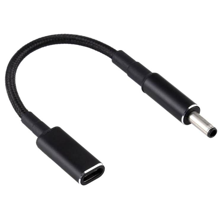 

PD 100W 18.5-20V 4.5 x 0.6mm to USB-C / Type-C Adapter Nylon Braid Cable for Dell