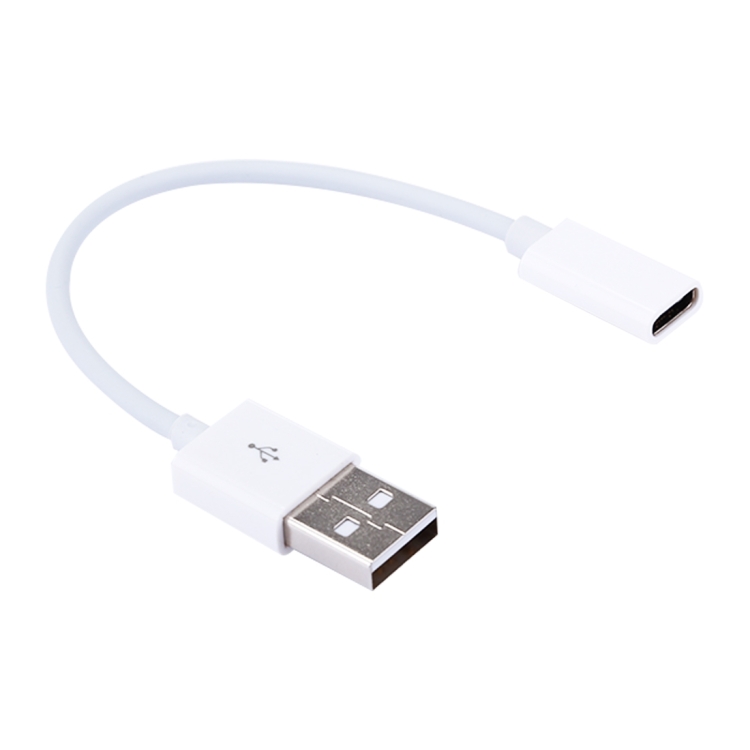 

15cm USB 2.0 Male to USB-C / Type-C Female Connector Adapter Cable, For Samsung, LG, Huawe, Oneplus, Xiaomi and other Smartphones(White)