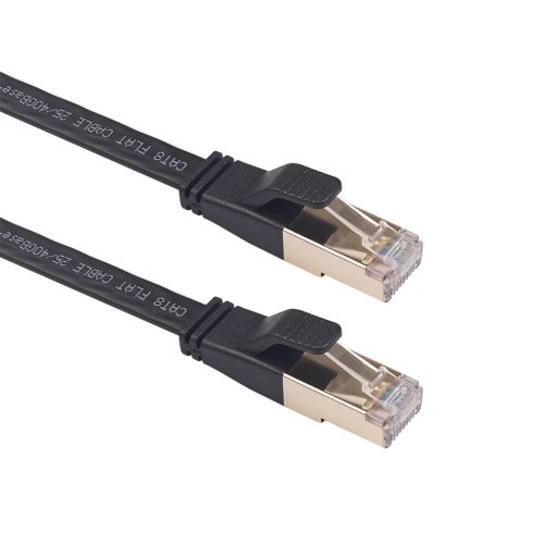 

CAT8-2 Double Shielded CAT8 Flat Network LAN Cable, Length: 20m