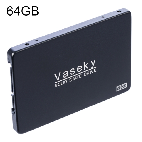 

Vaseky V800 64GB 2.5 inch SATA3 6GB/s Ultra-Slim 7mm Solid State Drive SSD Hard Disk Drive for Desktop, Notebook