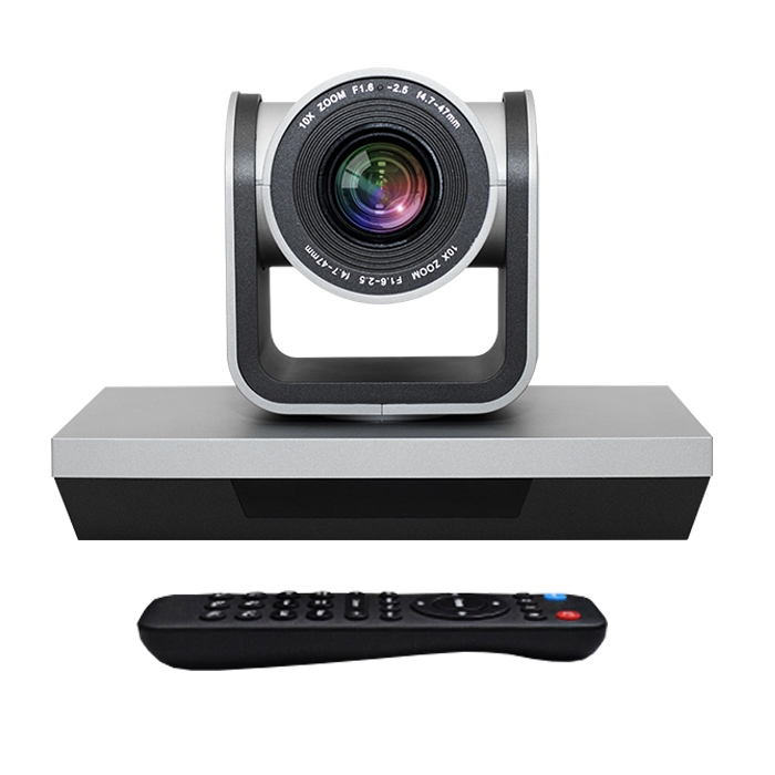 

YANS YS-H210U USB HD 1080P 10X Zoom Lens Video Conference Camera with Remote Control, US Plug(Grey)