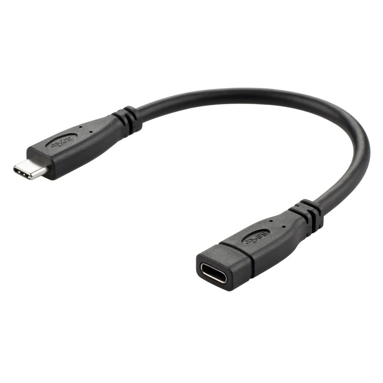 

USB 3.1 Type-C / USB-C Male to Type-C / USB-C Female Gen2 Adapter Cable, Length: 20cm