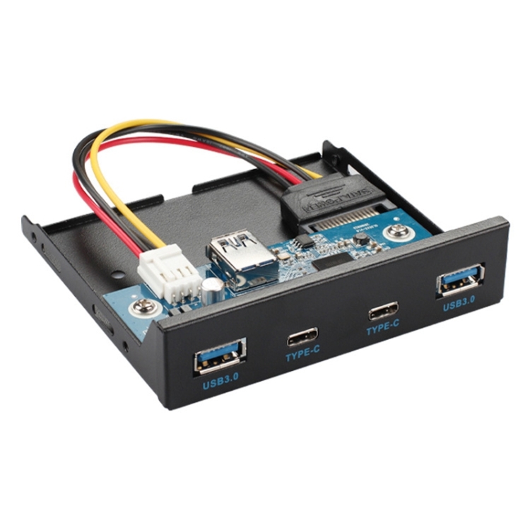 

2 x USB 3.0 + 2 x USB-C / Type-C Floppy Drive Front Panel