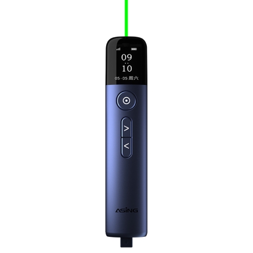 

ASiNG A9 32GB Green Light Multifunctional PPT Touch Laser Page Turning Pen Wireless Presenter (Blue)
