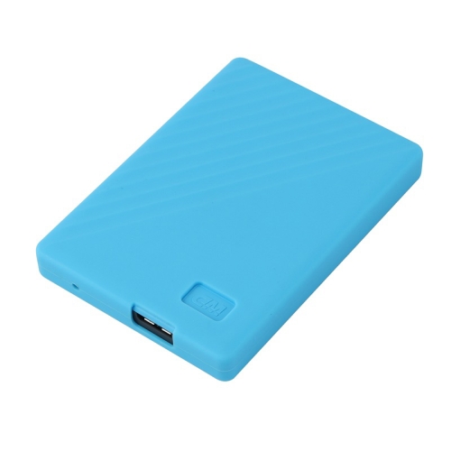 

Silicone Shockproof Case for WD My Passport 1 / 2T Hard Drive(Blue)