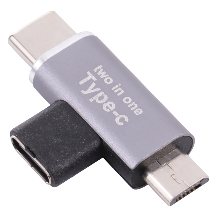

USB-C / Type-C Female to USB-C / Type-C Male + Micro USB Male Converter
