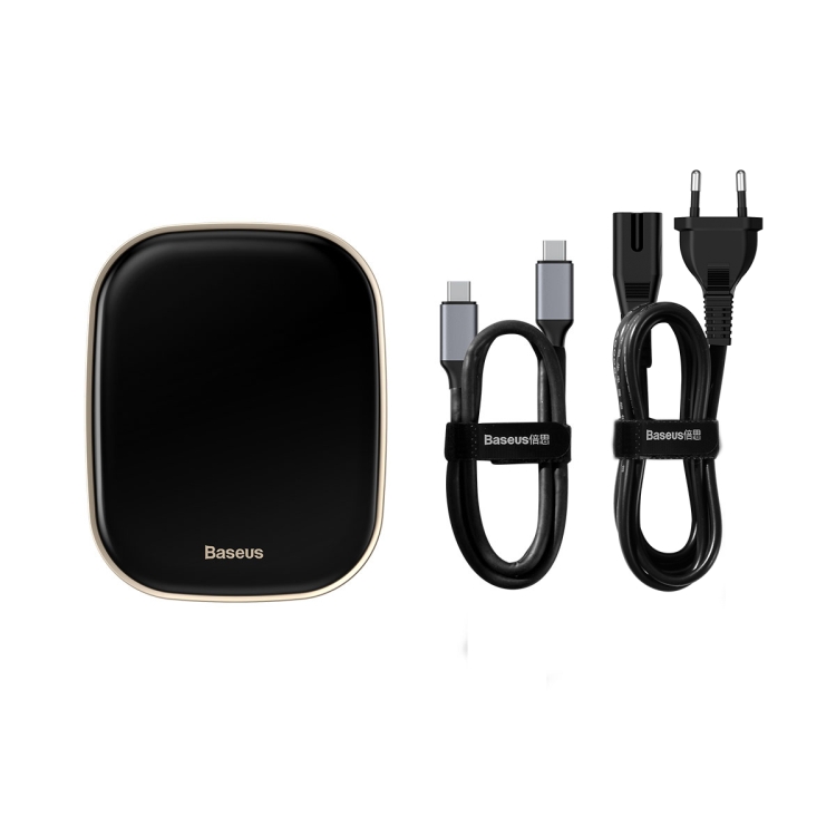 

Baseus CAHUB-AU01 Type-C / USB-C HUB Adapter AC Multi-functional Charger, EU Plug (Black)