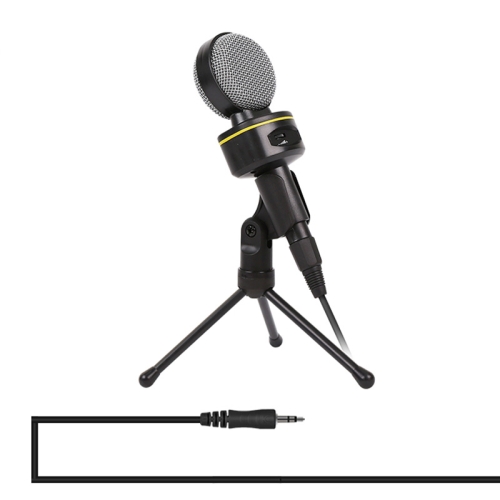 

Yanmai SF-930 Professional Condenser Sound Recording Microphone with Tripod Holder, Cable Length: 2.0m, Compatible with PC and Mac for Live Broadcast Show, KTV, etc.(Black)