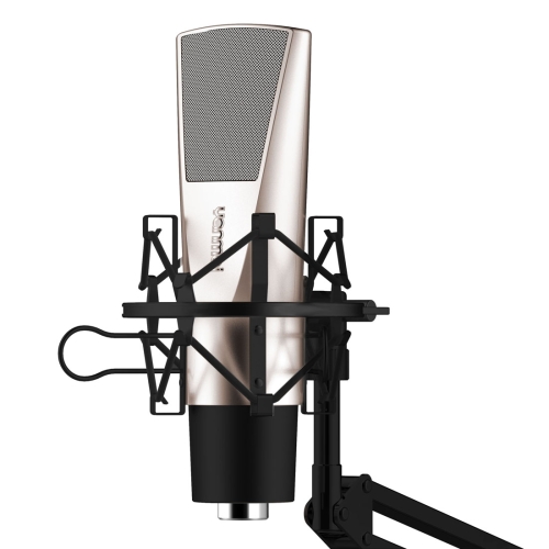 

Yanmai Q6 Professional Game Condenser Sound Recording Microphone, Compatible with PC and Mac for Live Broadcast Show, KTV, etc.(Black)