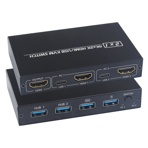 

AM-KVM201CL 2x1 4Kx2K HDMI / USB / KVM Switch