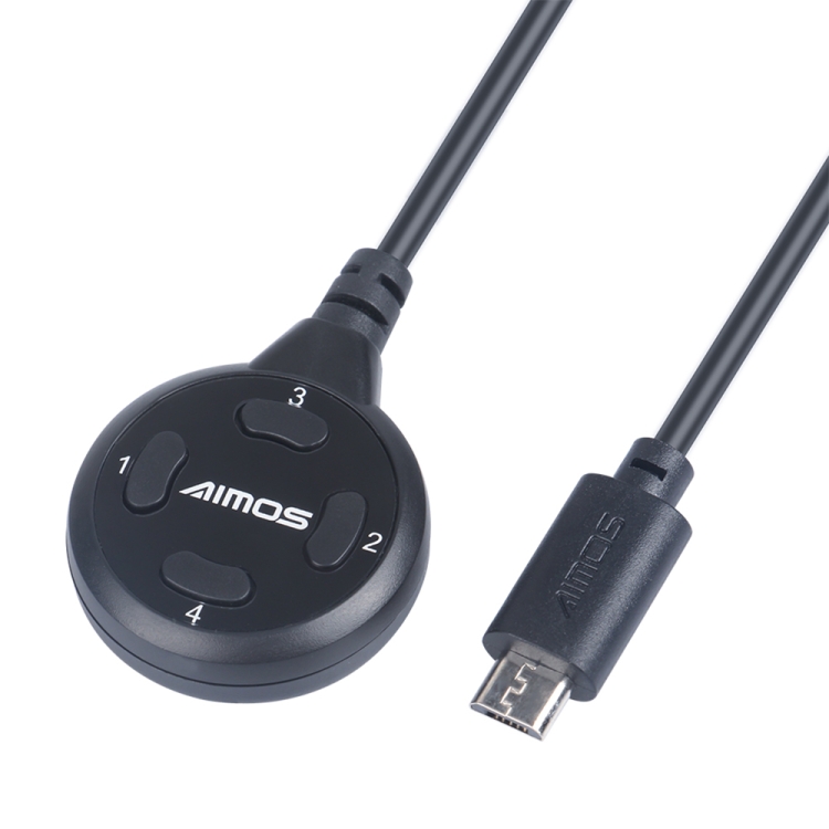 

AIMOS AM-SH4 Switcher Sharing Device 4-buttons Extension Cable Extender