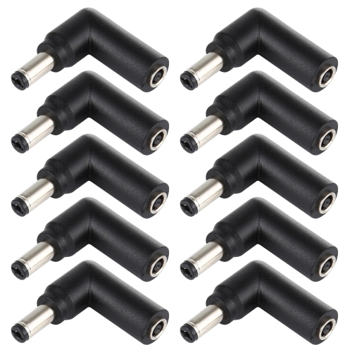 

10 PCS 4.5 x 3.0mm Female to 5.5 x 2.1mm Male Plug Elbow Adapter Connector