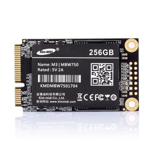 

Kim MiDi MBW750 3.8mm 1.8 inch mSATA Solid State Drive, Flash Architecture: MLC, Capacity: 256GB