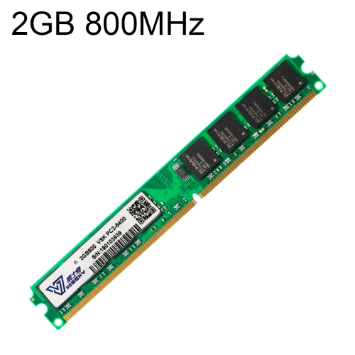 

Vaseky 2GB 800MHz PC2-6400 DDR2 PC Memory RAM Module for Desktop