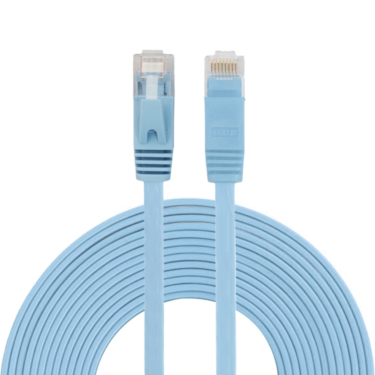 Color : Blue Patch Lead RJ45 Black Electronic Tools 5m CAT6 Ultra-Thin Flat Ethernet Network LAN Cable