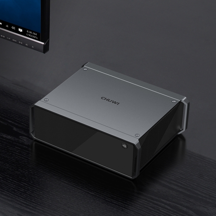 

CHUWI CoreBox i5 Mini PC, 16GB+256GB Win10 Home System Intel Core i5-8259U Quad-core up to 3.8GHz, Support WiFi, Bluetooth, HDMI, SATA HDD, RJ45 (Grey)