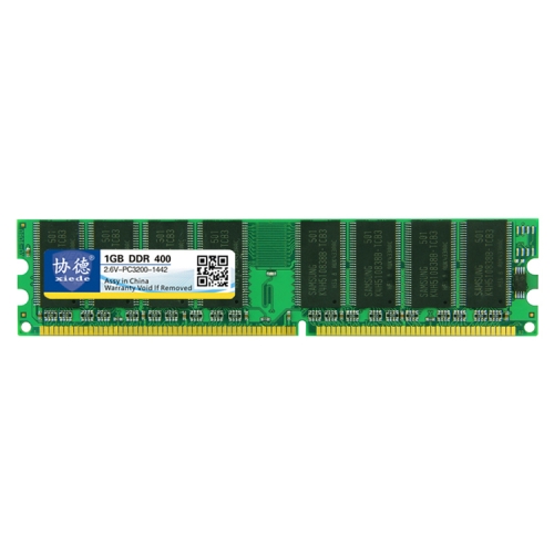 

XIEDE X001 DDR 400MHz 1GB General Full Compatibility Memory RAM Module for Desktop PC