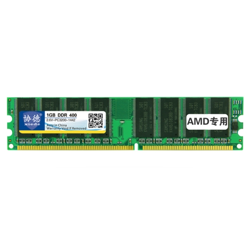 

XIEDE X004 DDR 400MHz 1GB General AMD Special Strip Memory RAM Module for Desktop PC