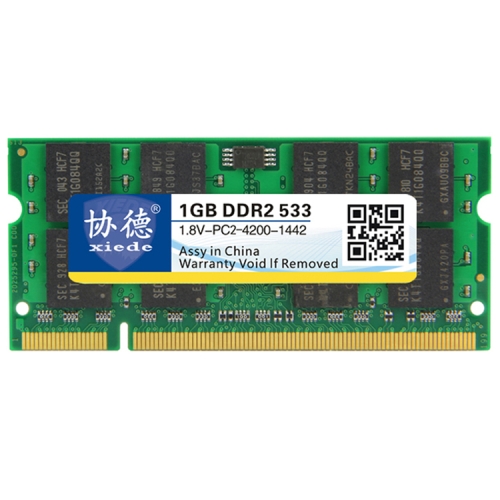 

XIEDE X028 DDR2 533MHz 1GB General Full Compatibility Memory RAM Module for Laptop