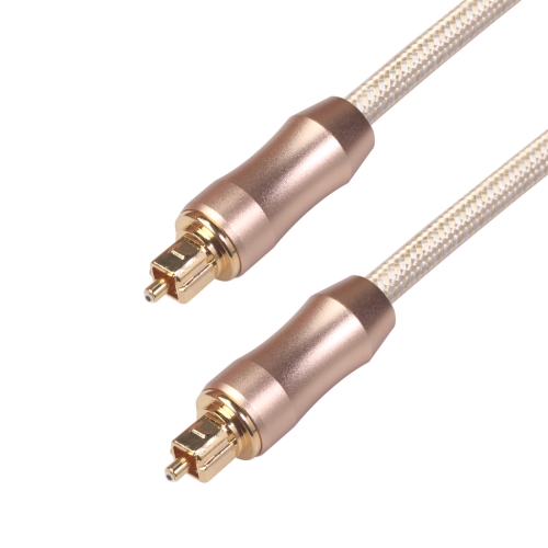 

QHG02 SPDIF Toslink Gold-plated Fiber Braided Optic Audio Cable, Length: 3m