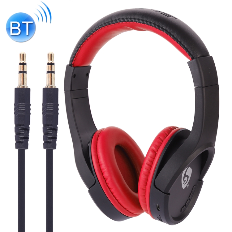 

OVLENG MX777 Wiressless Music Stereo Headset with 3.5mm Audio Cable(Red)