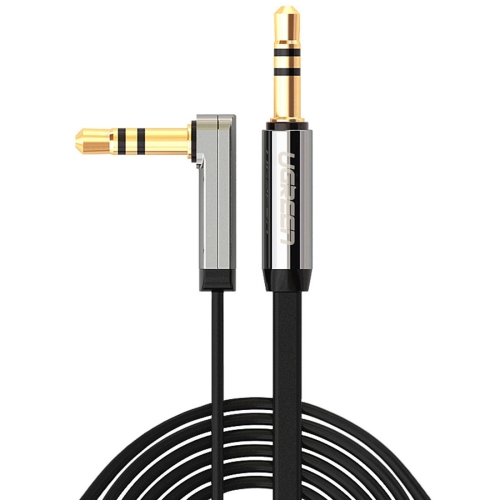 

Ugreen 3.5mm Male to 3.5mm Male Elbow Audio Connector Adapter Cable Gold-plated Port Car AUX Audio Cable, Length: 2m