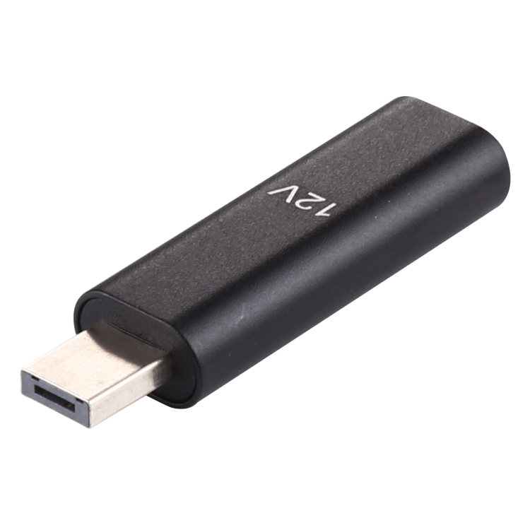 

12V Type-C / USB-C Female to PD Aluminium Alloy Adapter for Asus (Black)
