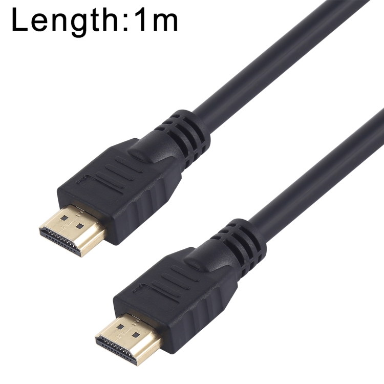 

Super Speed Full HD 4K x 2K 30AWG HDMI 2.0 Cable with Ethernet Advanced Digital Audio / Video Cable Computer Connected TV 19 +1 Tin-plated Copper Version, Length: 1m