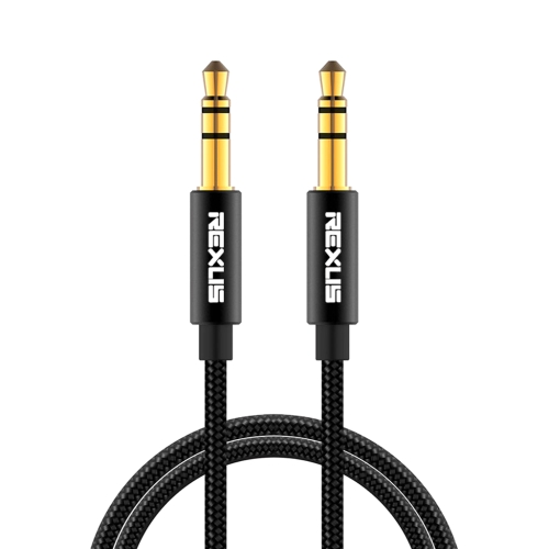 

REXLIS 3629 3.5mm Male to Male Car Stereo Gold-plated Jack AUX Audio Cable for 3.5mm AUX Standard Digital Devices, Length: 5m