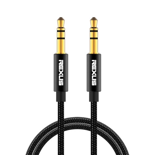 

REXLIS 3629 3.5mm Male to Male Car Stereo Gold-plated Jack AUX Audio Cable for 3.5mm AUX Standard Digital Devices, Length: 10m