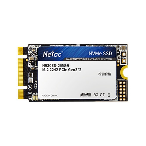 

Netac N930ES 256GB M.2 2242 PCIe Gen3x2 Solid State Drive